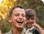 boy-scout-members-having-fun-nature